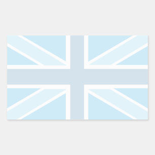 Bandera de Union Jack en Pegatinas azules
