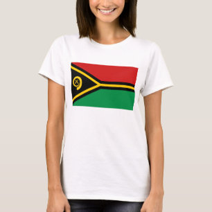 Bandera de Vanuatu x Mapa camiseta