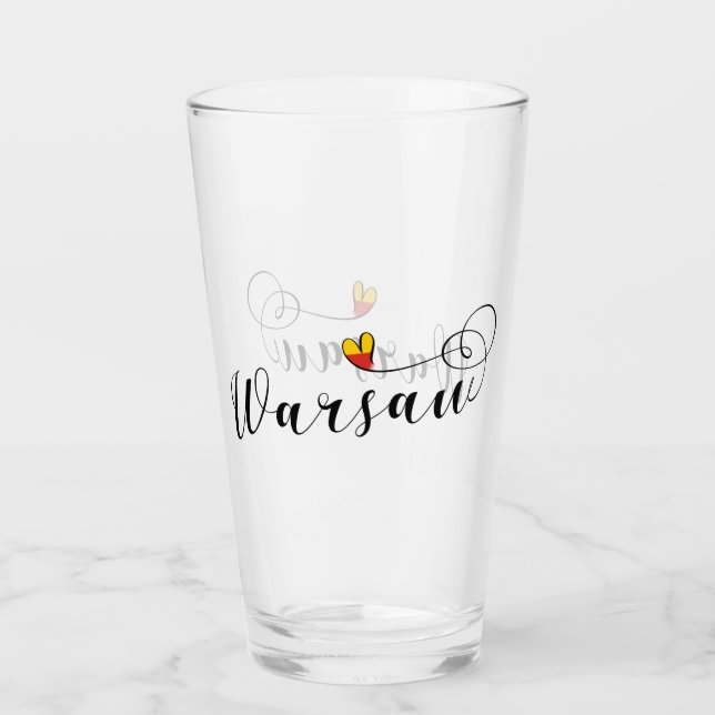 Bandera de Varsovia en el corazón, Warszawa, polac (Anverso)