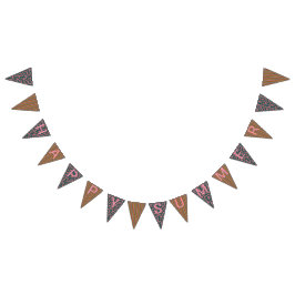 Bandera de verano Blue Floral Happy