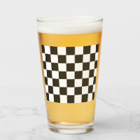 Bandera de verificación (negro y blanco) (patrón d