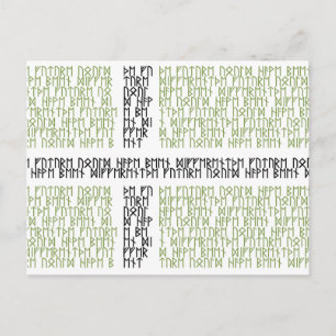 Bandera de Vinland w corre - postal