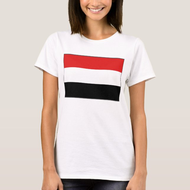 Bandera de Yemen x Mapa camiseta (Anverso)