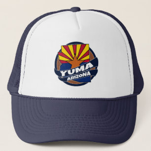 Bandera de Yuma Arizona rompe sombrero de camioner