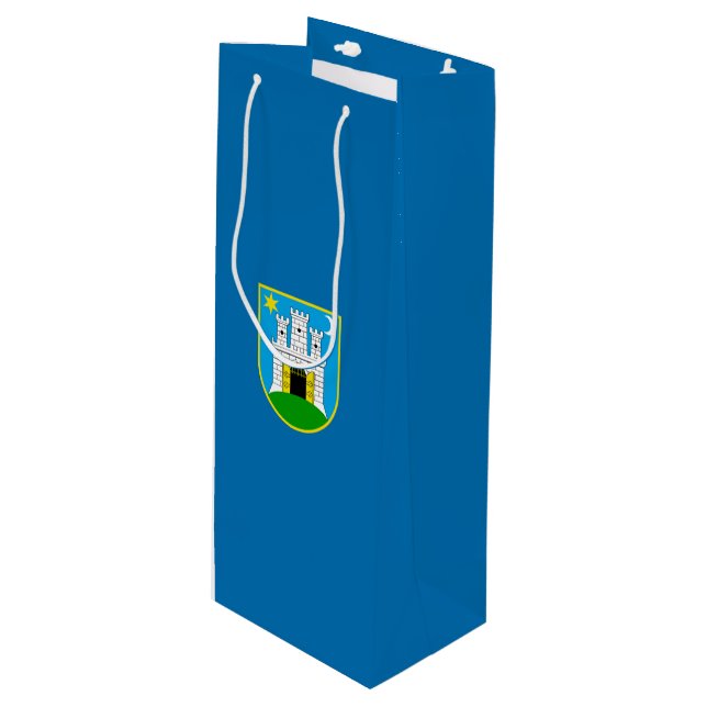 Bandera de Zagreb, Bolsa de Regalos de Vino de Cro (Angulo Anverso)