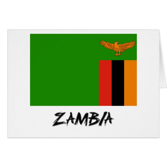 Bandera de Zambia (Anverso (Horizontal))