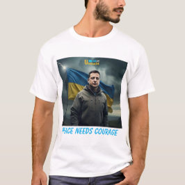 Bandera de Zelenskyy Ucrania camiseta de la fuerza
