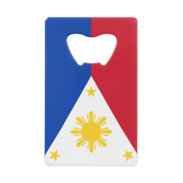 Bandera del abrebotellas de la tarjeta de crédito