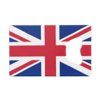 Bandera del abrebotellas de la tarjeta de crédito