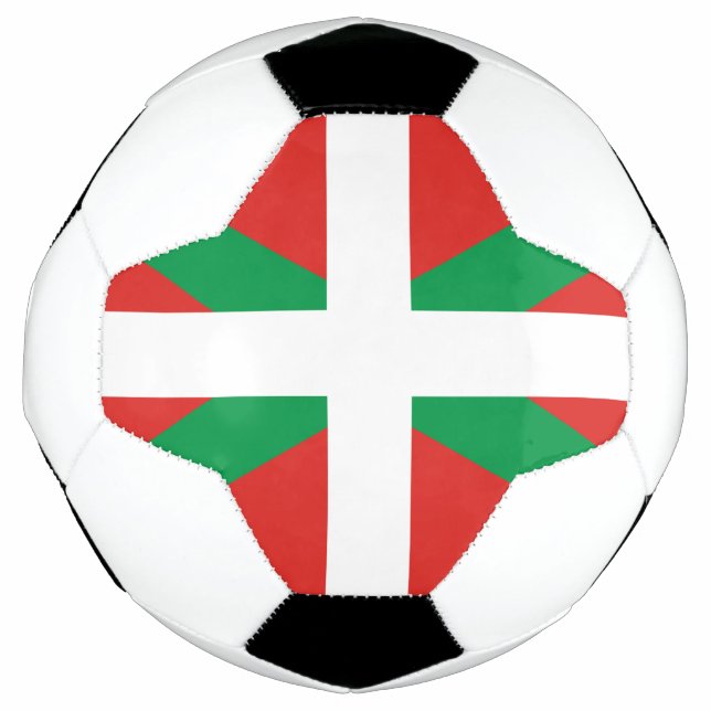 Bandera del balón de fútbol del País Vasco (Anverso)