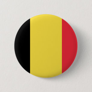 Bandera del botón de Bélgica