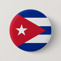 Bandera del botón de Cuba