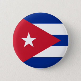 Bandera del botón de Cuba