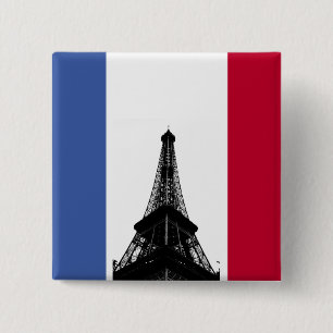 Bandera del botón de Francia