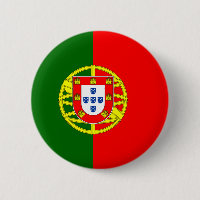 Bandera del botón de Portugal