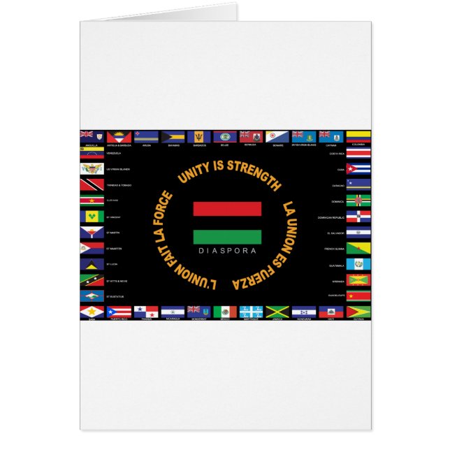 Bandera del Caribe oficial de la unidad (Frente)