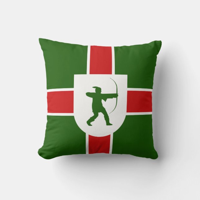 Bandera del Cojín decorativo de Nottinghamshire (Anverso)