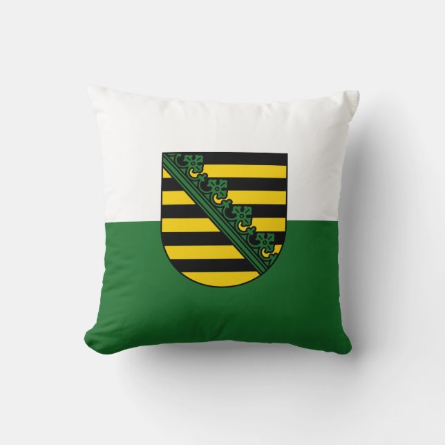 Bandera del Cojín decorativo de Sajonia (Anverso)