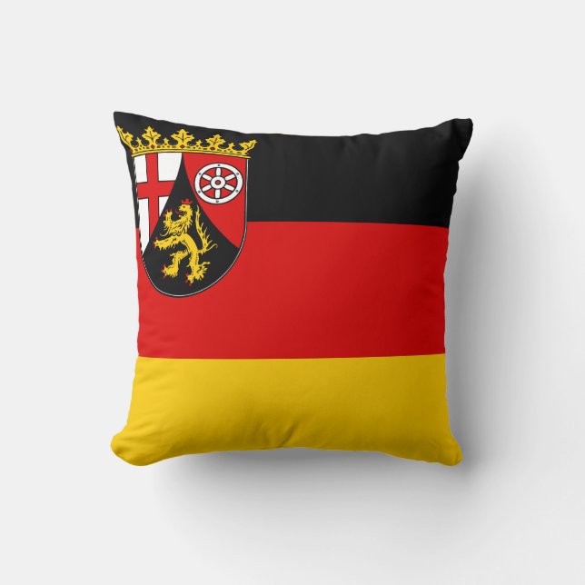 Bandera del Cojín decorativo Renania-Palatinado (Anverso)