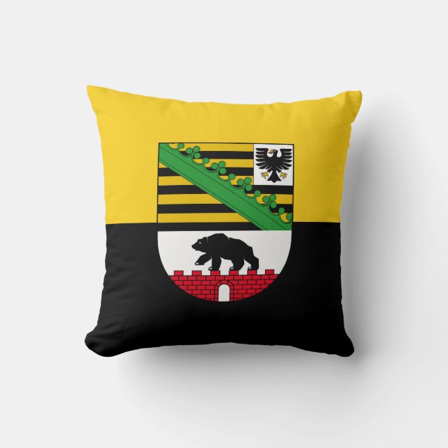 Bandera del Cojín decorativo Sajonia-Anhalt (Anverso)