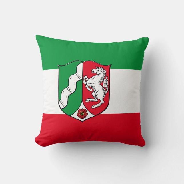 Bandera del Cojín decorativo Westfalia de Renania  (Anverso)