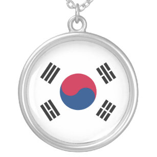 Bandera del collar de Corea del Sur