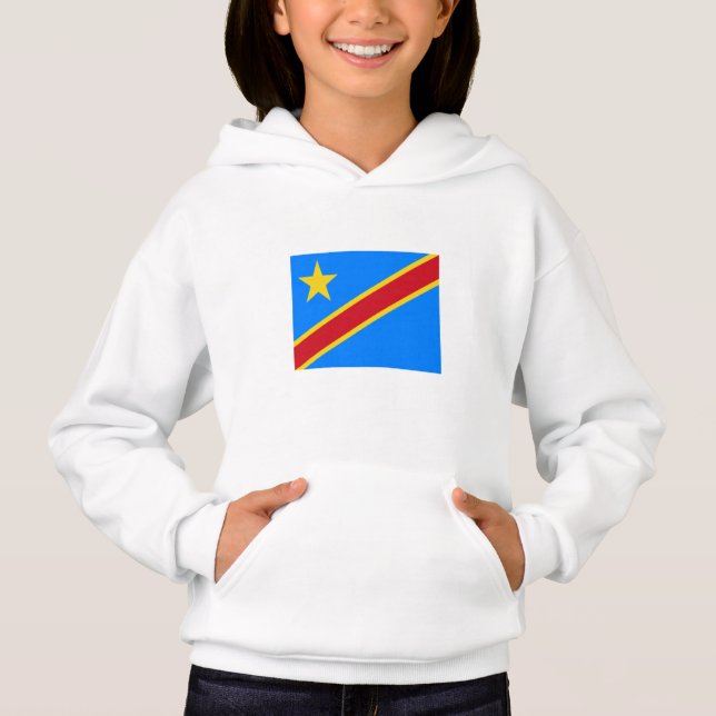 Bandera del Congo Kinshasa (Anverso)