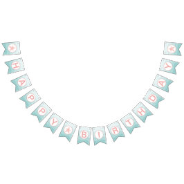 Bandera del cumpleaños de la sirena