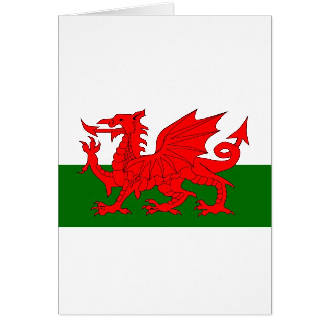 Bandera del dragón galés (Frente)
