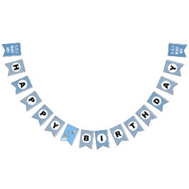 Bandera del empavesado del gris azul de la nave de