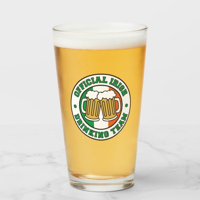 Bandera Del Equipo De Bebidas Irlandés De Irlanda (Anverso (lleno))