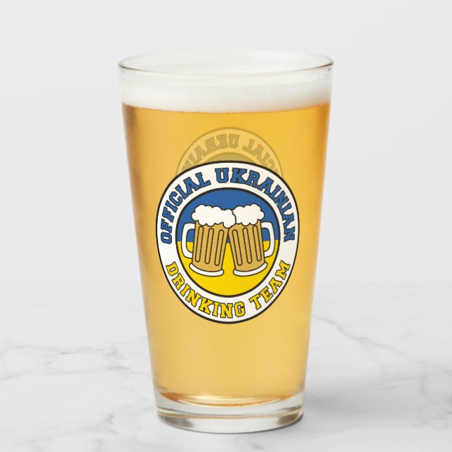 Bandera del equipo ucraniano de bebidas (Anverso (lleno))