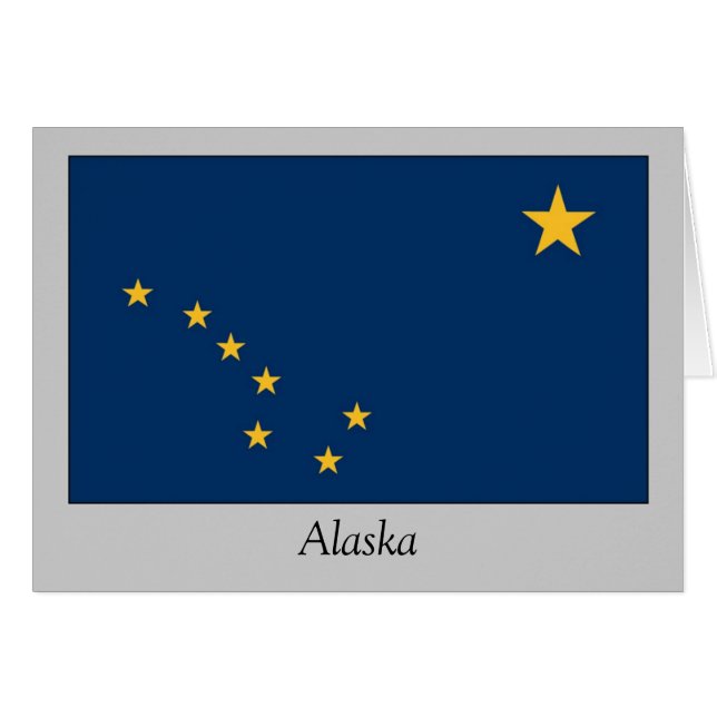 Bandera del estado de Alaska (Anverso (Horizontal))