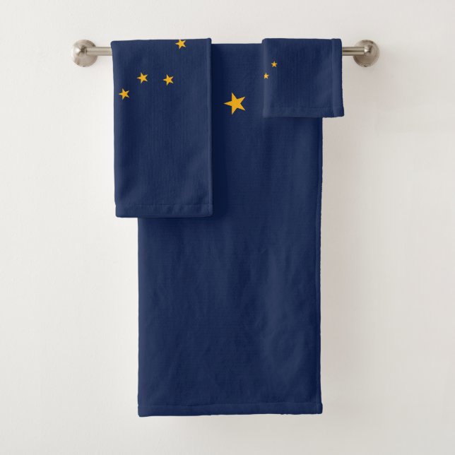 Bandera del estado de Alaska (In situ)