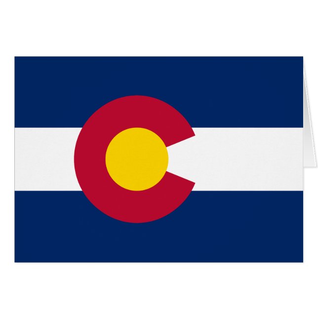 Bandera del estado de Colorado (Anverso (Horizontal))