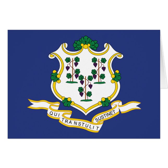 Bandera del estado de Connecticut (Anverso (Horizontal))