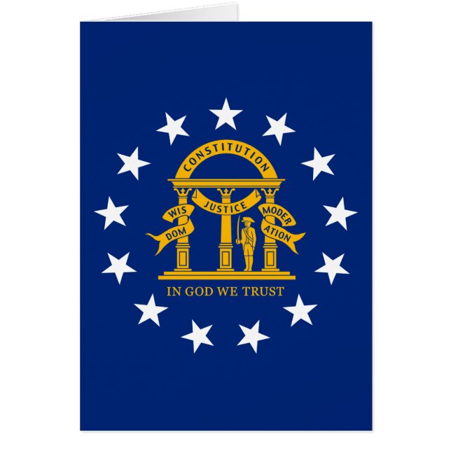 Bandera del estado de Georgia (Frente)