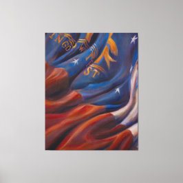 Bandera del estado de Georgia - Imprimir lienzo