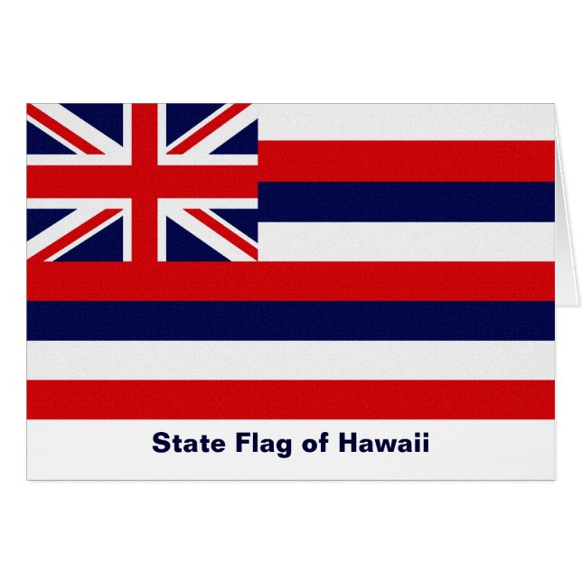 Bandera del Estado de Hawái (Anverso (Horizontal))