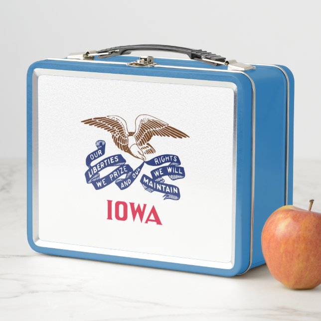 Bandera del estado de Iowa (In situ)