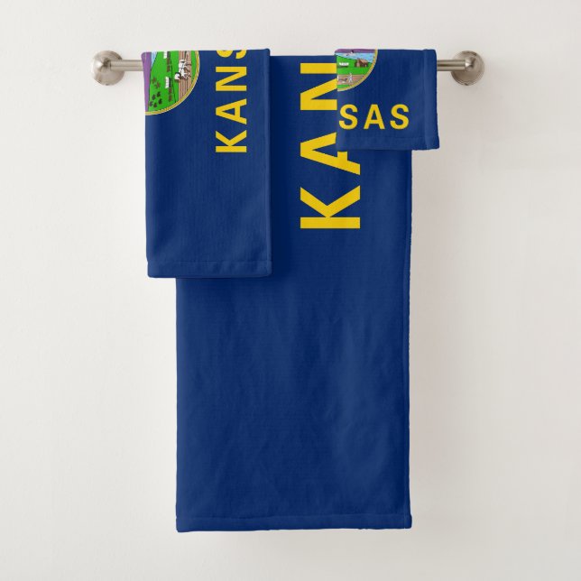 Bandera del estado de Kansas (In situ)