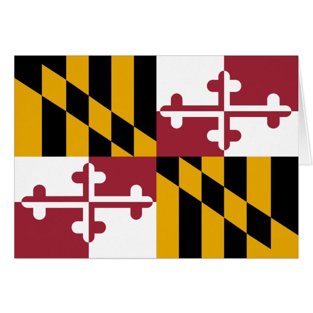 Bandera del Estado de Maryland (Anverso (Horizontal))