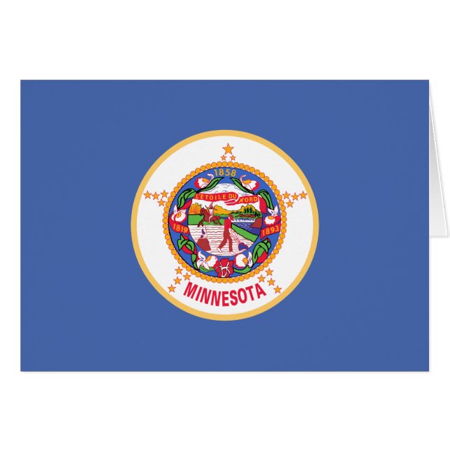 Bandera del estado de Minnesota (Anverso (Horizontal))