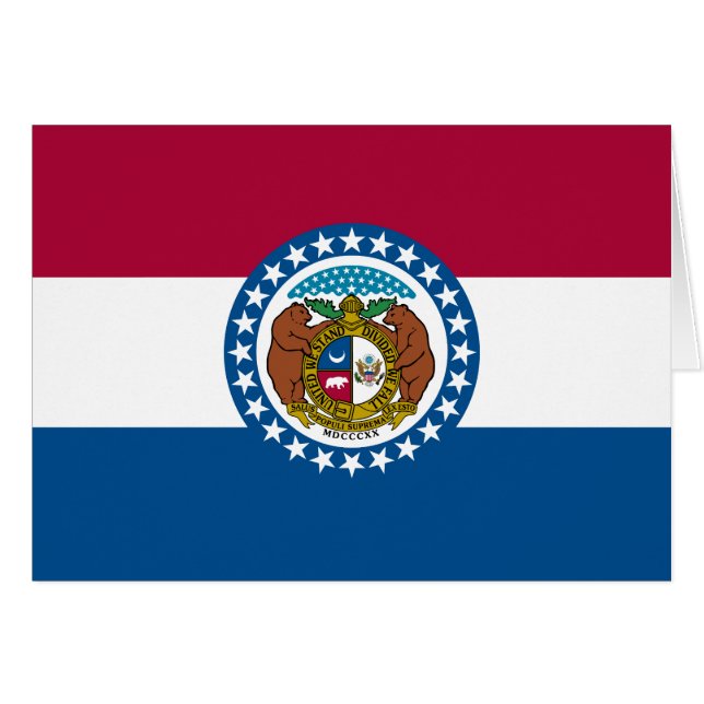 Bandera del estado de Missouri (Anverso (Horizontal))
