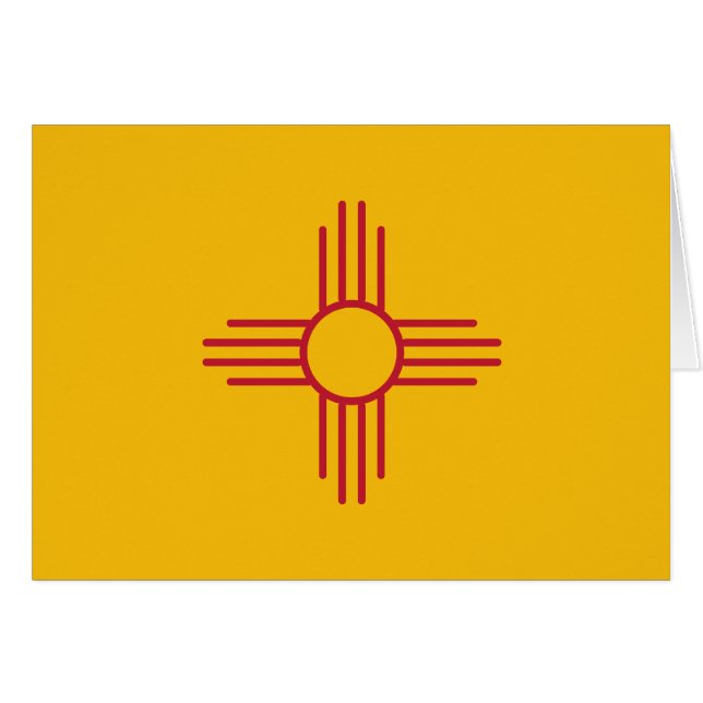 Bandera del estado de New México (Anverso (Horizontal))