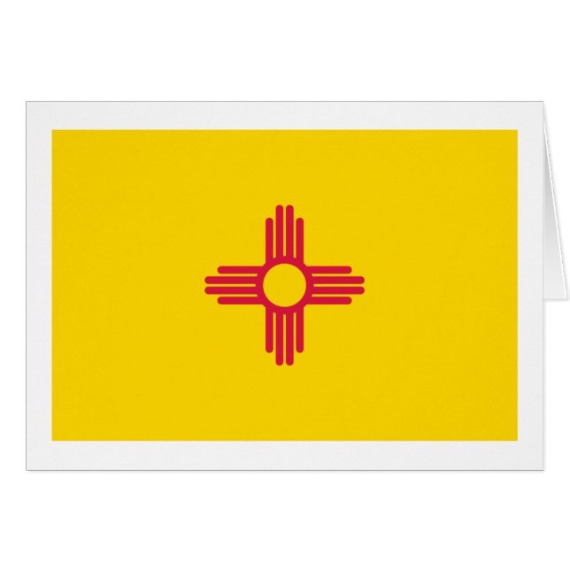 Bandera del estado de New México (Anverso (Horizontal))