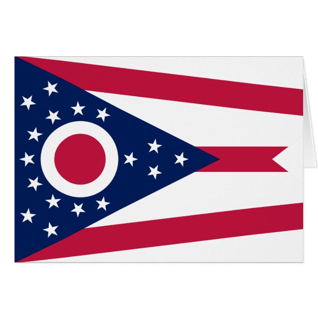 Bandera del estado de Ohio (Anverso (Horizontal))