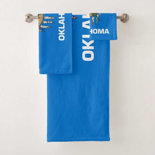 Bandera del estado de Oklahoma (In situ)