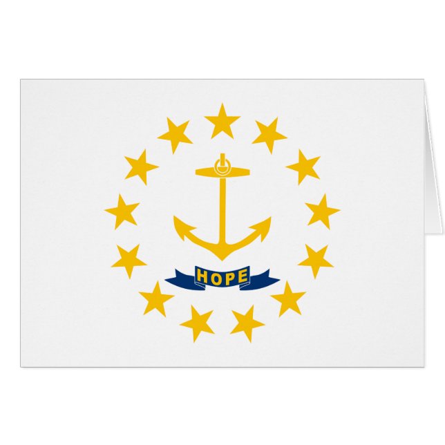 Bandera del estado de Rhode Island (Anverso (Horizontal))
