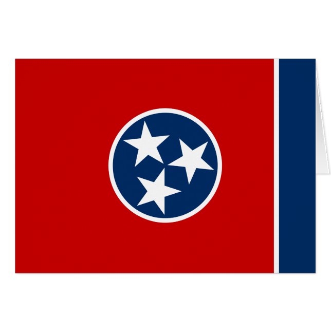 Bandera del estado de Tennessee (Anverso (Horizontal))